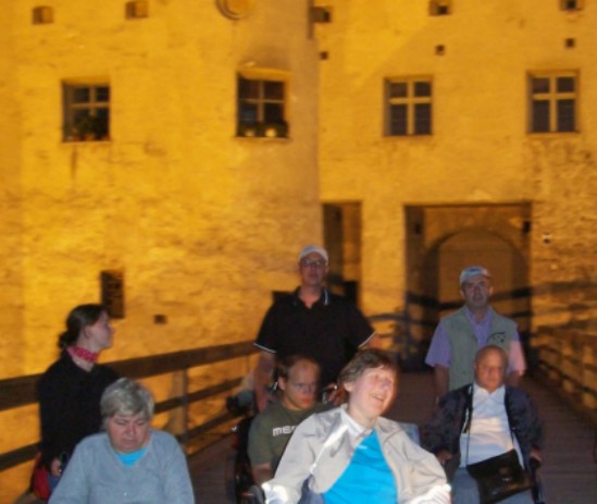 Abenstimmung auf der Burg von Burghausen