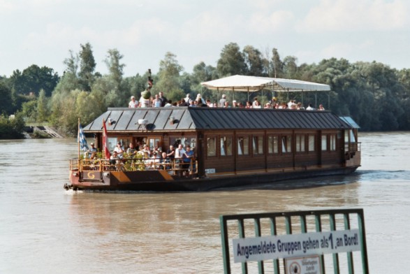 Unser Schiff in Schärding / Österreich