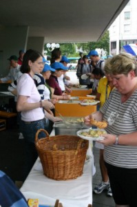 Buffet vor Bonner Oper