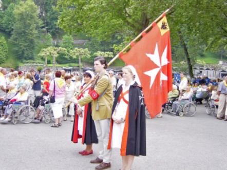 Aufstellung zur Sakramentsprozession